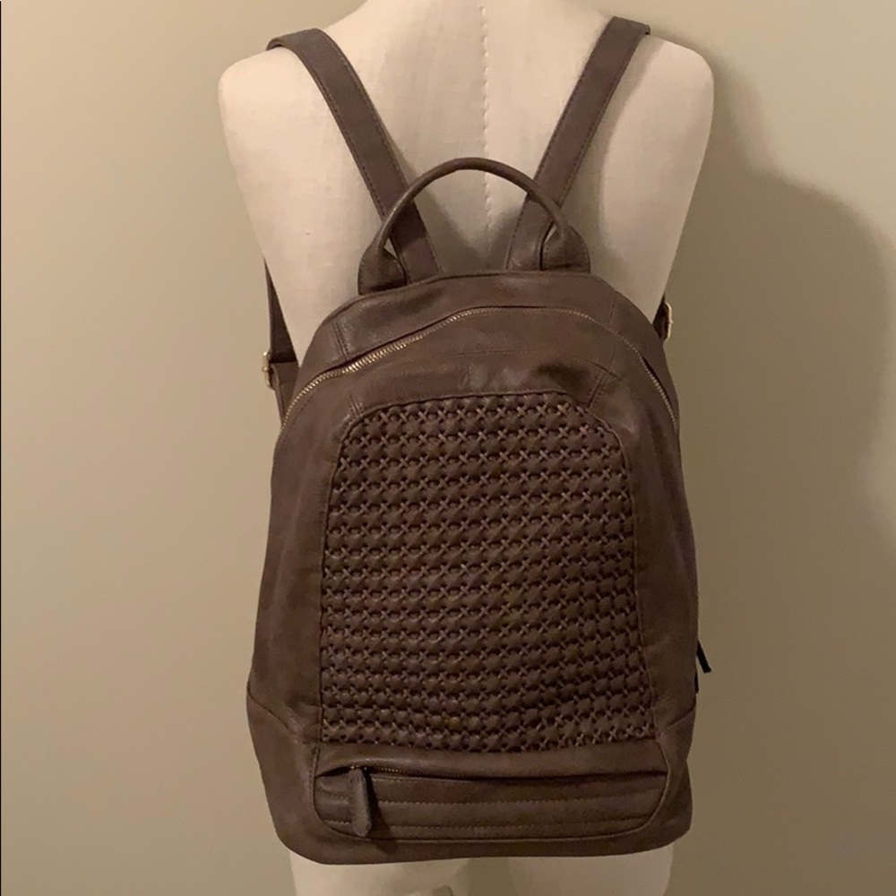 Brown backpack